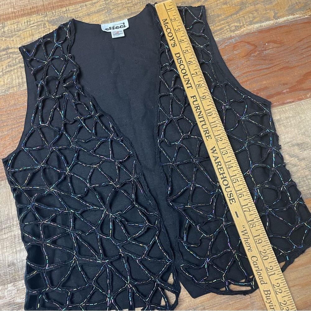 Effeci women’s size medium best Vintage 90’s beads Party Cocktail whimsigoth - Picture 7 of 8